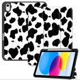 thumbnail image 1 of Deokke Compatible Con Ipad (A16) 11.ª Generación 11 Pulgadas 2025 Ipad 10.ª Generación Funda 2022 10.9 Pulgadas Funda Portalápices Parte Trasera Suave Auto Sleep/Wake Cover Niñas Mujeres-Patrón De Vac, 1 of 5