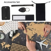 Scratch Off Large Travel Destination Tracker Gift World Map Poster 33X23 Inches