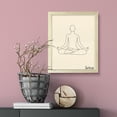 thumbnail image 2 of Lotus, 8 x 10 Wooden FRAMED Print Yoga Wall Art, 2 of 2