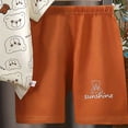 thumbnail image 4 of Nwiuh Toddler Newborn Baby Boy Outfit Short Sleeve Tops Pants Clothes Set Infant Boys Summer Winter 2PCS(Brown, 5-6 Years), 4 of 5