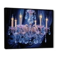 thumbnail image 2 of Designart "Mystical Radiance of the Chandelier" Chandelier Floater Framed Canvas Print, 2 of 7