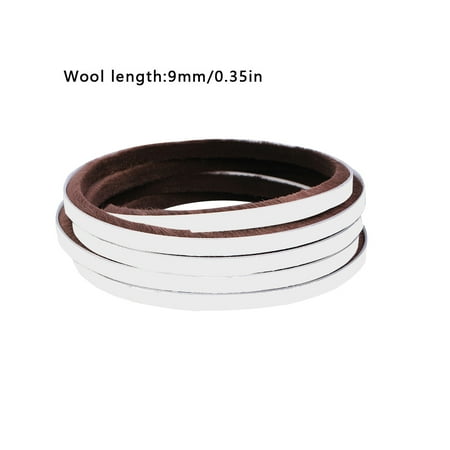 

ZHENYEMEI Window Door Sealing Tape Self-adhesive Door Window Windproof Soundproof Sealing Strip 9mmx9mmx5m