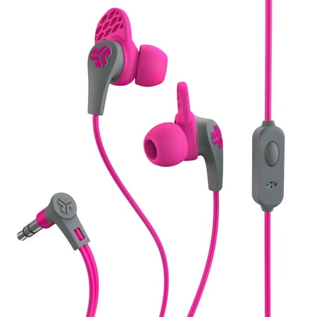 JLab Audio JBuds PRO Premium in-ear Earbuds with Mic, Guaranteed Fit, GUARANTEED FOR LIFE - Pink