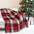 thumbnail image 3 of Muecwrye Christmas Blanket, Super Soft Christmas Prints Fleece Blanket, Holiday Theme Home Decor, Fuzzy Warm and Cozy Throws for Winter Bedding, Couch and Gifts, Clearance Sales! 27 X 40 Inch, 3 of 5