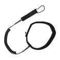 thumbnail image 1 of koolsoo Surfboard Leash Bungee Rope Coiled Paddleboard Belt Straight Surf Belt for Stand 10FT, 1 of 8
