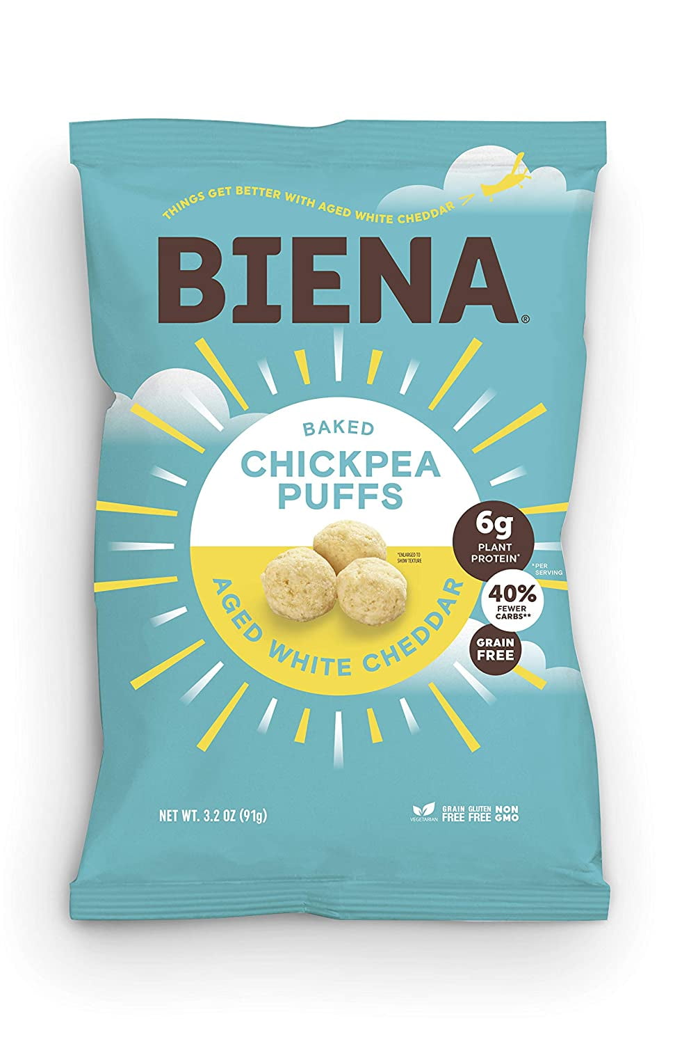 plant based cheese puffs