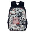 thumbnail image 1 of Billie Eilish Surrounding Teenage Adult Student Men And Women Backpack Rucksack-sebneei, 1 of 4