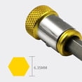thumbnail image 5 of Screwdriver Head Magnetic Ring Three Piece Set, 9-Pack Screwdriver Head Magnetic Ring for Drill & License Plate Screws - Universal 1/4" Hex Magnetizer, Heavy-Duty Magnetic Screw Holder & Ring (Mix), 5 of 8