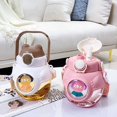 thumbnail image 2 of Huayishang Water Bottle Cute Double Drink Hug Bear Plastic Water Cup Children Portable Cartoon Pot Belly Cup Pc Water Cup, Kitchen Essentials Clearance Sale Pink, 2 of 7