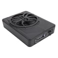 thumbnail image 1 of 10In 800W Under  Powered Car Subwoofer, Slim Powered Subwoofer with Low Level Input, Blue LED Lights, Truck Subwoofer, 1 of 7
