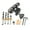 A, variant on Clamp 3 in 1 Woodworking Dowelling Jig Adjustable Drilling Guide Puncher Locator Hole Opener Carpentry Tools