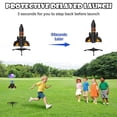 thumbnail image 3 of Lanzacohetes Ovaasy Rocket Kids de 60 m con LED y paracaídas, color naranja, 3 of 7