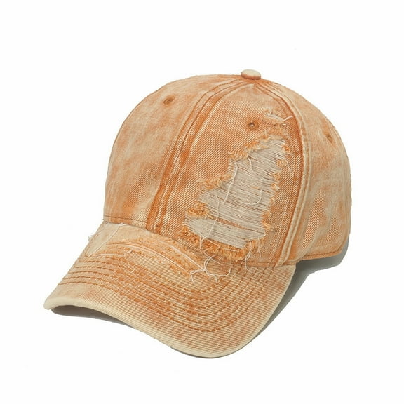 Vintage Washed Distressed Hat Baseball Cap Adjustable Polo Trucker Unisex Style Headwear