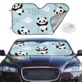 thumbnail image 2 of Balery Cute Panda Bear Print Car Windshield Sun Shade,Windshield Sunshade for Car Pickup Truck SUV Accessories-Medium, 2 of 7