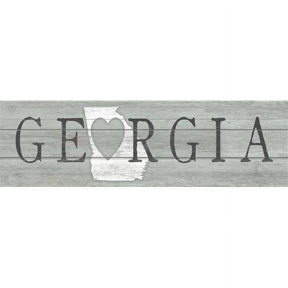 Plaque Murale de Géorgie de Bois