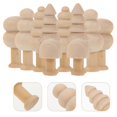 thumbnail image 3 of 10pcs Unfinished Wooden Tree DIY Tree Mini Wooden Trees for Painting Craft Decorations, 3 of 3