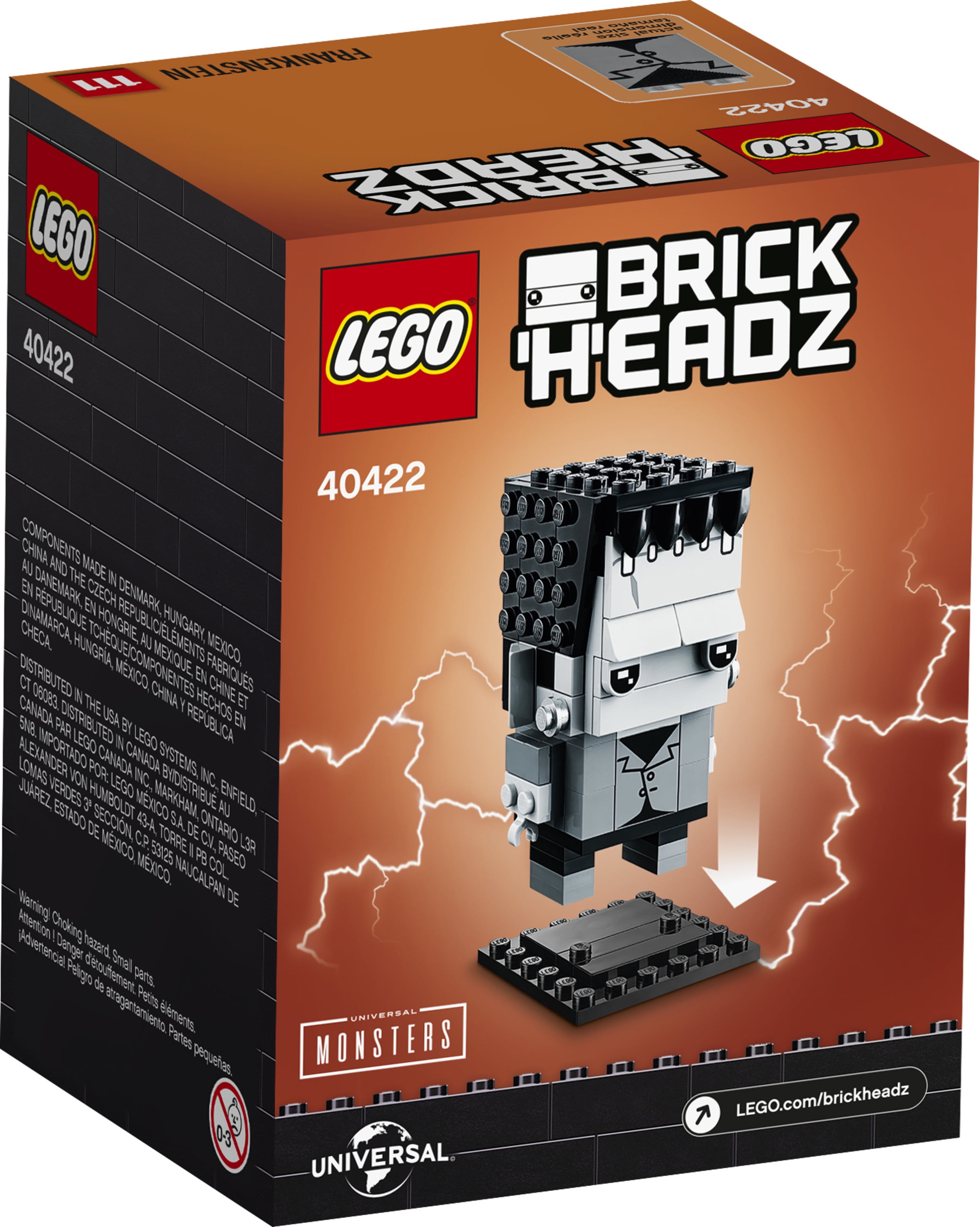 LEGO BrickHeadz Frankenstein 40422 Building Set 108 Pieces