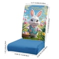 thumbnail image 3 of Antqov Easter Chair Covers Washable Bunny Eggs Chair Slipcovers Protector Removable Easter Dining Chair Covers for Party Holiday Kitchen Home Decorations, 3 of 6