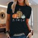 thumbnail image 2 of Tops Para Mujer Blusa Casual Elegante Camisas Cuello Redondo Estampado de Otoño Camiseta de Manga Corta Odeerbi  ODB170425, 2 of 4