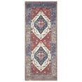 thumbnail image 6 of GLN Rugs Salur - Indoor, Machine Washable Area Rug 2'6"x6'6" Turkish Red Home Carpet, All Ages, 6 of 8