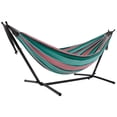 thumbnail image 1 of Vivere Hamac Double en Coton avec Support et Sac de Transport (9 Pi/280 cm) Melon D\'eau, 1 of 11