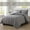 Gray/Silver, variant on Mocassi - NEW - 3-Piece Reversible Comforter Set - Twin/Twin XL - All Season Box-Stitched Down Alternative, Tiffany/Gray