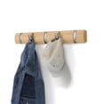thumbnail image 1 of Rack/riel para montaje en pared con 5 ganchos, 1 of 7