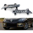 thumbnail image 2 of 1 par de luces antiniebla LED DRL para automóvil para Fluence 2014+ Lámpara de conducción automática Luz de circulación diurna Lámpara de parachoques, 2 of 5