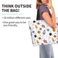 thumbnail image 2 of Kdxio Rocket Planets Casual Tote Bags Women Big Capacity Shoulder Bag for Women Travel Shoulder Bags Handbags, 2 of 8