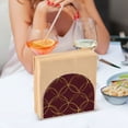 thumbnail image 3 of Yayeee Napkin Holder for Table Kitchen Paper Tissue Organization, Circular Gold Pattern, 3 of 8