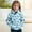 Blue, variant on MAIHAN-Kids Butterfly Print Hooded Jacket, Boys & Girls Zip-Up Sweatshirt Pullover, Long Sleeve Casual Jacket Coat for Toddler to Youth(Blue,2-3Years)