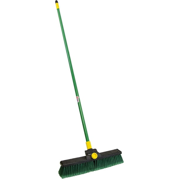 Quickie Bulldozer 18Inch Poly Split Fiber Push Broom