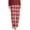 22_Red, variant on Pajama Pants for Women Plaid Printed Elastic Waist Pajama Bottoms Casual Comfy Loose Sleepwear Fall Pajamas Full Length Pants with Pockets