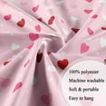 thumbnail image 6 of Valentine''s Day Shower Curtain Pink Diamond Heart Romantic Love Valentine Theme Bathroom Shower Curtain Waterproof Washable Fabric Bath Curtain with Hooks 36X72 Inch, 6 of 6