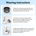 thumbnail image 6 of Open Ear Earbuds, Bluetooth Headphones 6.0, Lightweight Comfort Open Ear Clip Wireless Earbuds, 50H Playtime, ENC Clear Calls, Deep Bass, IPX7 Waterproof, Design Fit Running/Workout(Black), 6 of 12