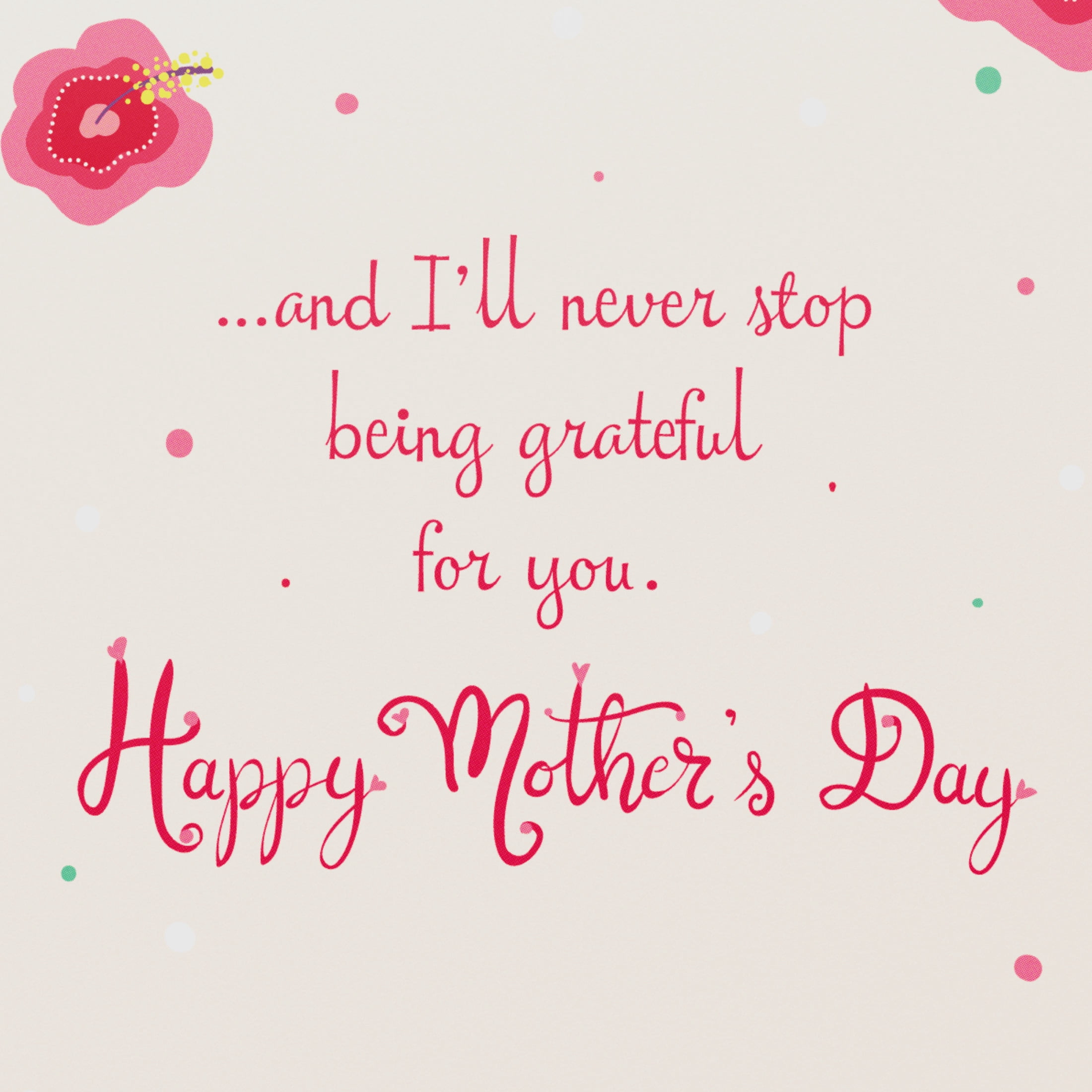 American Greetings Mother's Day Card for Mom (Grateful for You)