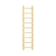 thumbnail image 3 of Miniescalera decorativa de madera perfecl Amarillo 9 pasos, 3 of 5