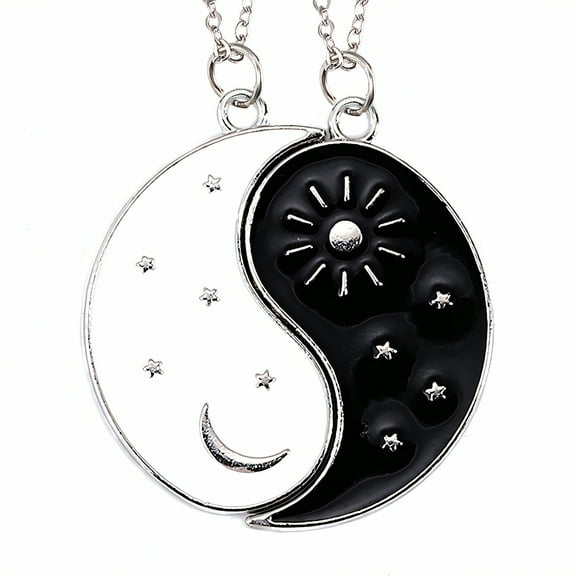 DESIGNICE 2Pcs Silver Necklace,Thin Structure Cute Necklace for Women,Adaptive Movement Mom Necklace for Women,Style1