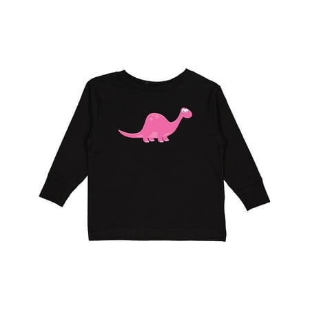 

Inktastic Pink Dinosaur Gift Toddler Toddler Girl Long Sleeve T-Shirt