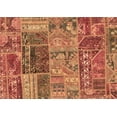thumbnail image 1 of Ahgly Company Indoor Rectangle Patchwork Brown Transitional Area Rugs, 5' x 8', 1 of 4