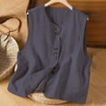 thumbnail image 2 of Gaexia Womens Vest Jacket,Lightweight Summer Vest Sleeveless Outerwear Casual Daily Wear Spring and Layering Piece for Dresses Or Pants, 2 of 3