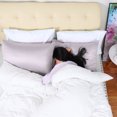 thumbnail image 4 of Soft Silky Satin Pillowcases for Hair and Skin 2PCS Pillow Case Queen, Silver, 4 of 9