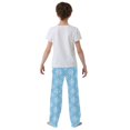 thumbnail image 4 of FORMRS Boys Pajama Pants with Pockets Size 6-8Y Kids Lounge Sleep Bottoms, Snowflake Pattern, 4 of 8