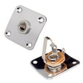 thumbnail image 4 of Cubierta de bajo de guitarra cuadrada shamjiam Placa de clavija de guitarra eléctrica LP plateada, 4 of 6