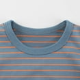 thumbnail image 3 of OGLCCG Stripe T Shirt Boys Kids Summer Short Sleeve Classic Cotton Tee Shirts Lightweight Crewneck Breathable Pullover Top 2-10 Years, 3 of 6
