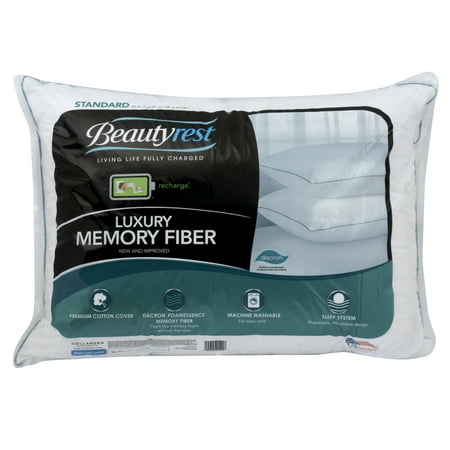 Beautyrest Luxury 233TC Memory Fiber Cotton Pillow in Multiple
