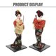 thumbnail image 2 of Muñeca geisha japonesa: estatua de muñeca kimono tradicional, artesanía japonesa, estatuilla, figura coleccionable étnica popular, decoración para estética asiática, 2 of 8