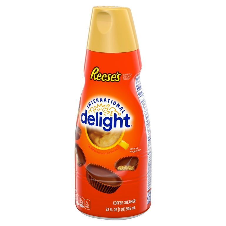 International Delight REESE’S Peanut Butter Cup Coffee Creamer, 32 FL OZ Bottle
