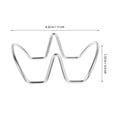 thumbnail image 2 of VORCOOL Silver Metal Taco Holder Stand for Baking Tacos and Frying Snacks, 2 of 8
