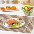 thumbnail image 6 of VCVCOO Placemats Set of 4 - Heat Resistant Place Mats, Washable Vinyl Table Mats for Kitchen Dining 12x18 inch, 6 of 12